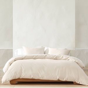 Casaluna 🤍Supima Washed Sateen Duvet & Sham Set